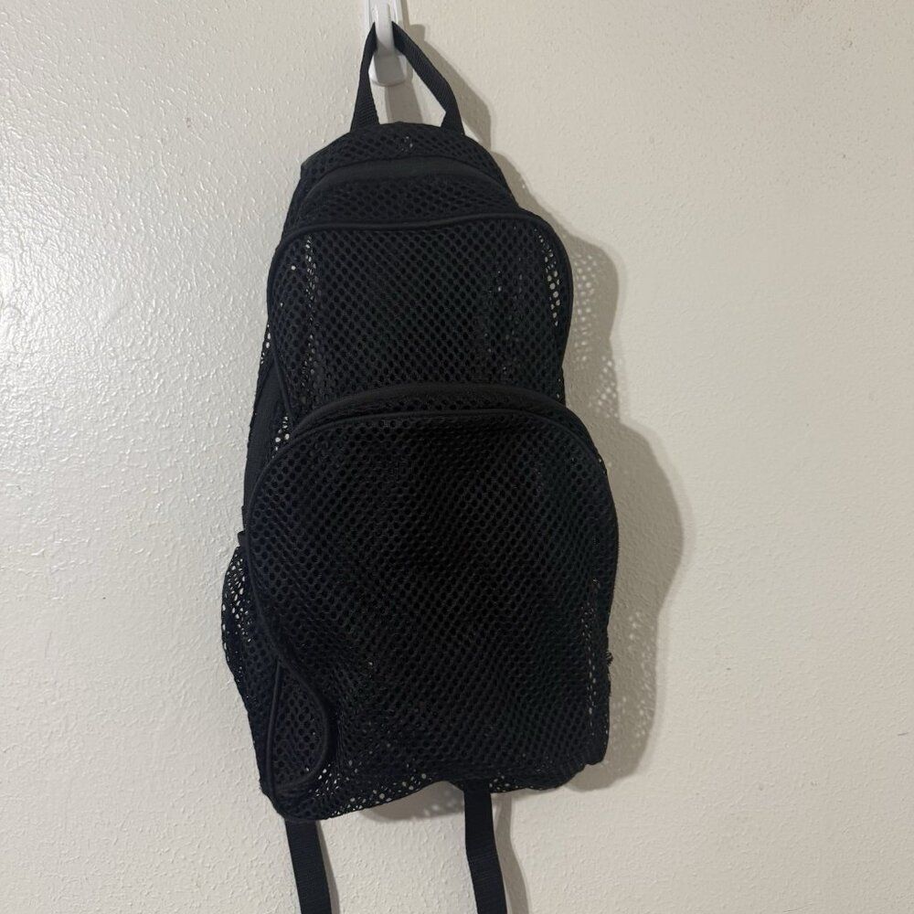 Eastsport® Mesh Backpack, 12 x 5 1/2 x 17 1/2, Black 091074071652